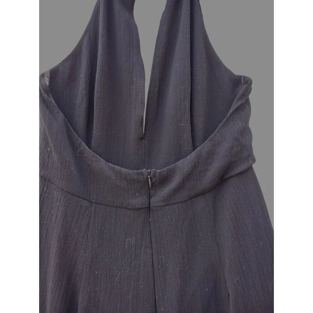 Shinestar Evening Date Night Halter Jumpsuit Black Size S - Picture 6 of 9
